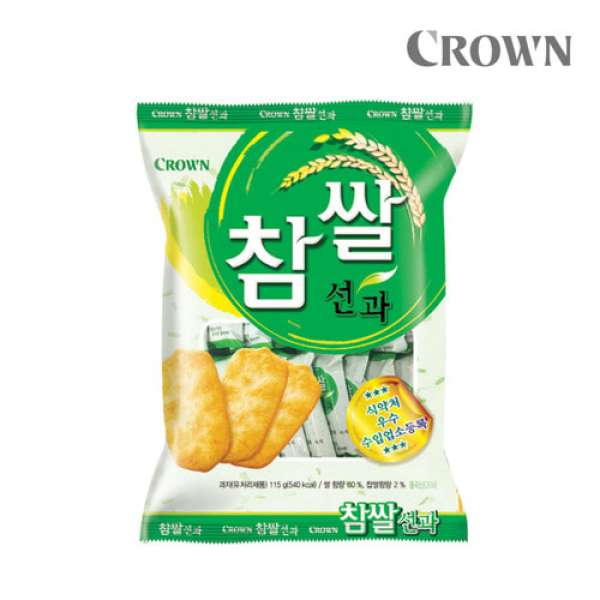 Печенье Рисовое Соленое (Чамсаль сонгоа) Salty Rice Biscuit 115g Crown