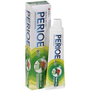 Perioe Breath Cool зубная паста с фтором для профилактики кариеса с ароматом альпийских трав 