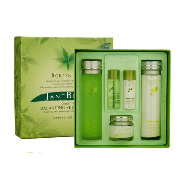 Набор для лица с экстрактом зеленого чая Green Tea Balancing Skin Care Set Jant Blanc
