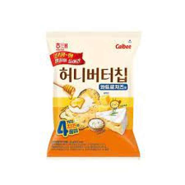 Картофельные чипсы с сырным вкусом Снек Honey Butter Chip 55g Haitai