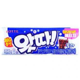 Жевательная резинка Кола (ата ком кола) Whatta Big Bubble Gum Cola 25g Lotte