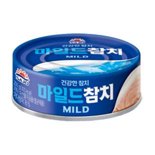Тунец консервированный в масле (майлд чамчи) Canned tuna Mild 100g Sajo