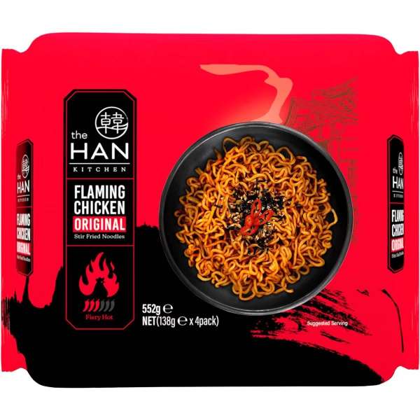 Премиум рамен Flaming Chicken Original Ramen 138g The Han Kitchen
