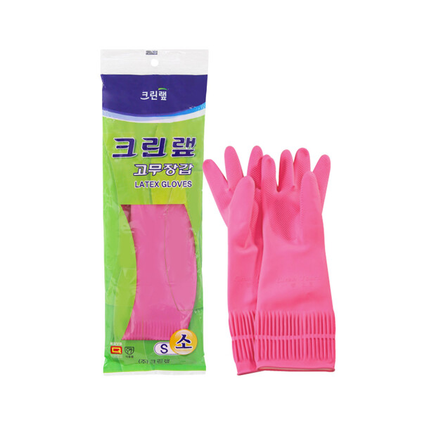 Перчатки резиновые маленькие Clean Latex Gloves Small CleanWrap