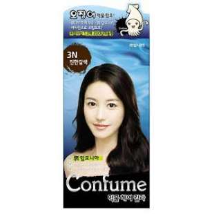 Краска для волос с чернилами кальмара Confume Squid Ink Hair Color (3N-Dark Brown) 240g
