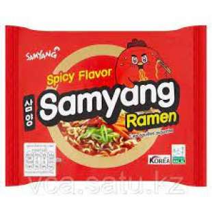 Самянг рамен в пачке экспорт Samyang Ramen Spicy (Multy) 120g Samyang