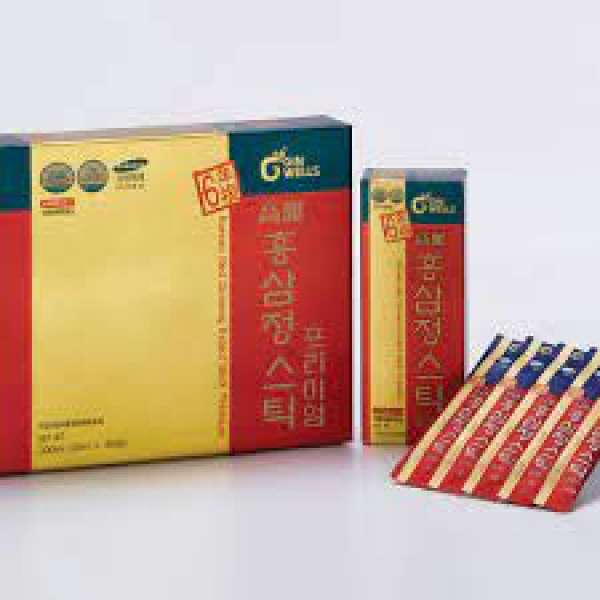 Женьшеневый питьевой стик 10ml*10pcs Red Ginseng Extract Stick Premium Gin Wells