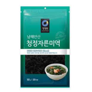 Морская капуста сушенная для супа мелко нарезанный (зарн миек) Dried Seaweed 50g Daesang