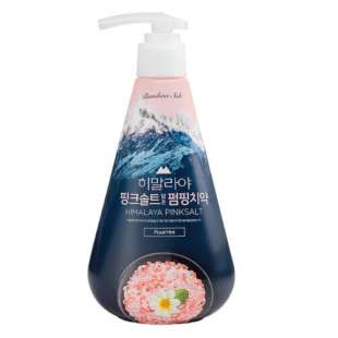 Зубная паста с дозатором Bamboo saslt Himalaya Pink salt Pumping Toothpaste Floral Mint 285ml Perioe
