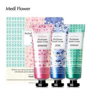 Набор парфюмированных кремов для рук Perfume Three Stories Hand Cream Set 80g*3 Medi Flower
