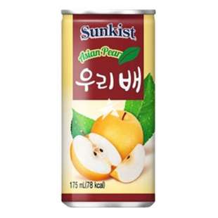 Напиток из Корейской груши  (грушевый напиток) Asian Pear 180ml Sunkist