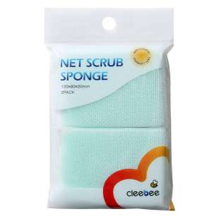 Губка в сетке Net Scrub Sponge Cleebee