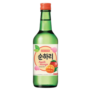 Соджу - традиционный корейский алкогольный напиток Манго  Mango 12% Chum Churum (Lotte) Soju