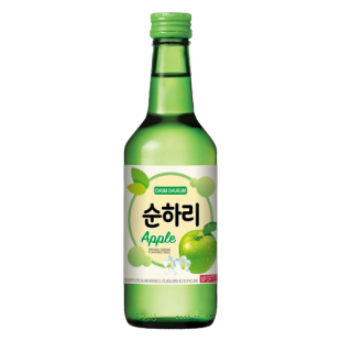 Соджу - традиционный корейский алкогольный напиток Яблоко Apple 12% Chum Churum (Lotte) Soju