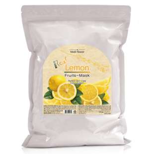 Альгинатная маска Лимон Fruits Alge-Mask Lemon 1кг Medi Flower