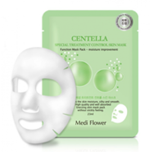 Тканевая маска центелла Special Treatment Bouncy Mask pack (Centella) 23g Medi Flower