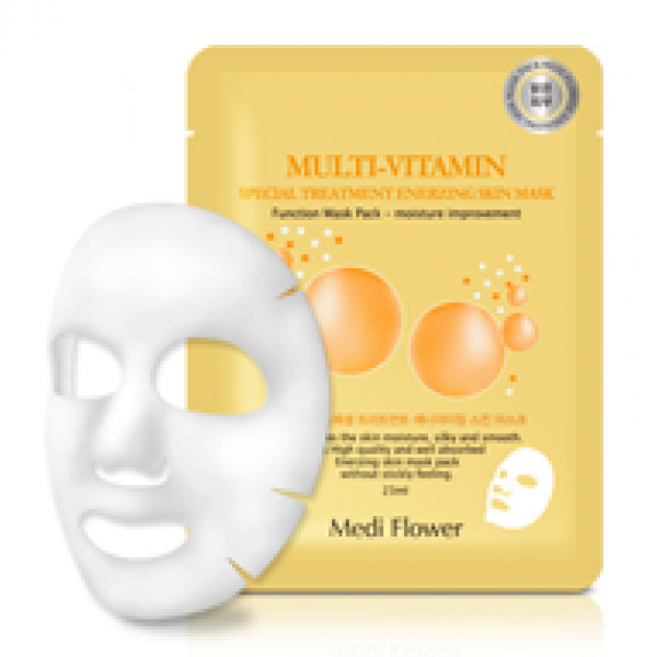Тканевая маска витамин Special Treatment Bouncy Mask pack (Vitamin) 23g Medi Flower