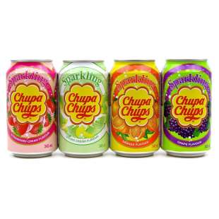 Напиток чупа чупс (чупа чупс в толстой ж/б) Chupa Chups Drink 345ml Namyang