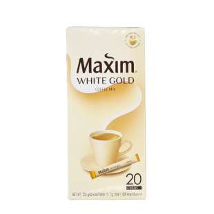 Maxim white gold coffee mix Кофе быстрорастворимый 3 в 1 20 стиков