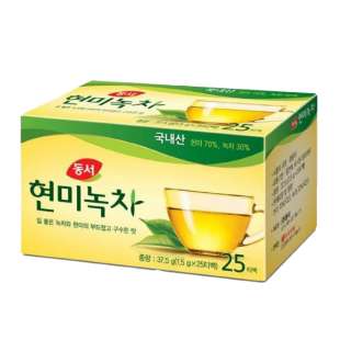 Зеленый Рисовый чай Dong Suh «Хенми нокча» 25 пакетиков. 