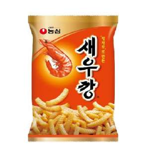Чипсы со вкусом креветок (сунхан сеукан) Shrimp flavored chips 90g Nongshim