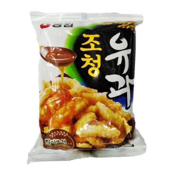 Снеки рисовые с медом (чочонг юкоа) Rice chips with honey 96g Nongshim