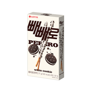 Печенье соломка в белом шоколаде (Пеперо Квайт Куки) Pepero White Cookie 37g Lotte