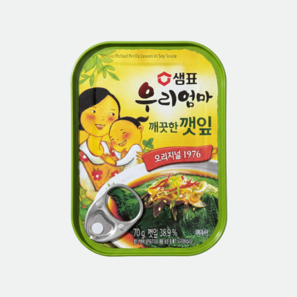 Маринованные кунжутные листья Кенип Sempio 70g.