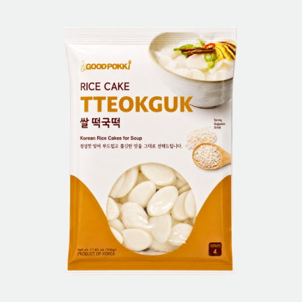 Тток для супа ттокгук Rice Cake Tteokguk 500гр Good Pokki