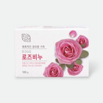 Мыло натуральное с экстрактом розы Rose Soap 100g Mukunghwa