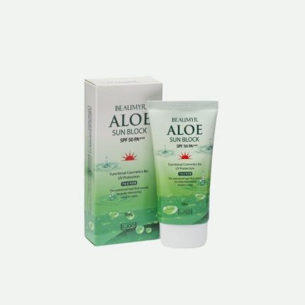 Солнцезащитный крем с алоэ Aloe Sun Block SPF50+++ 70ml Jeong-In