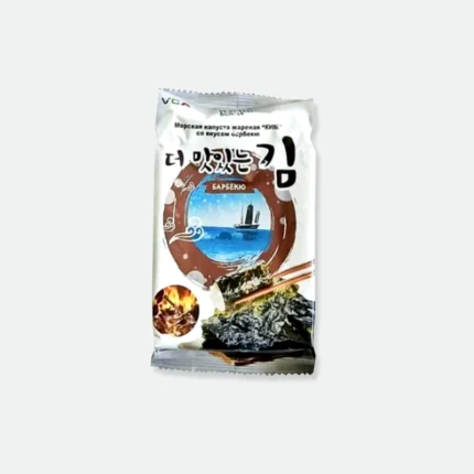 Жаренный резанный ким 10 листов со вкусом барбекю (Доширак ким) Seasoned Seaweed VCA