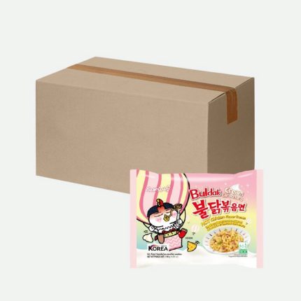 Лапша быстрого приготовления Hot Chicken Ramen-Creamy Carbonara 140g*40шт(коробка) Samyang