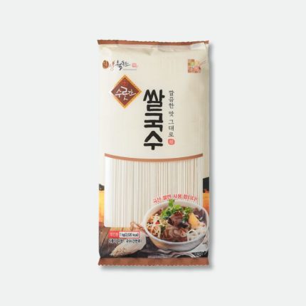 Рисовая лапша тонкая (Сураккан ссалькуксу) 1kg Jinsung Wellfood