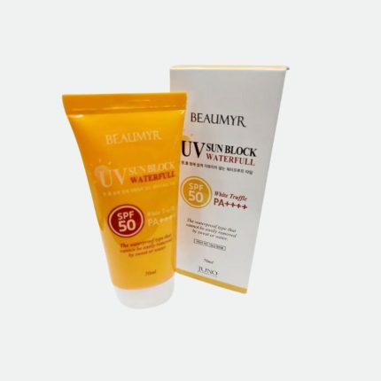 Солнцезащитный крем водостойкий UV sun block White Truffle SPF50+++ Beaumyr 70ml Juno