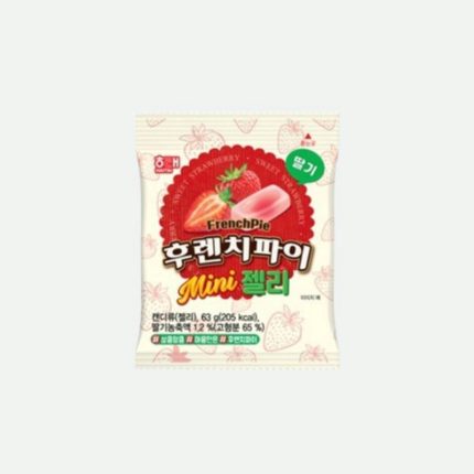 Мармалад со вкусом клубники Френчпай джелли тальги Sweet Strawberry Mini 63g Haitai