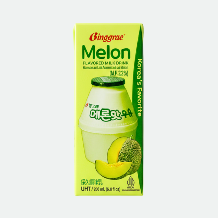 Молоко со вкусом дыни Мелон ую Melon Flavored Milk Drink 200ml Binggrae