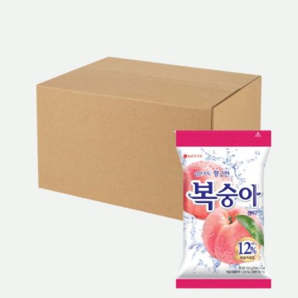Персиковые леденцы Боксунга сатанг 153g*20шт(коробка) Lotte