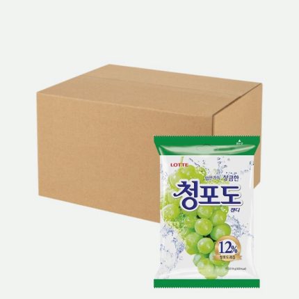 Леденцы виноградные (Чонподо сатанг) Green Grape Candy 153g*20шт(коробка) Lotte