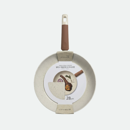Сковорода с антипригарным покрытием Vanilla Bean 28 см Dellago
