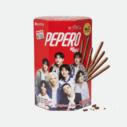 Печенье-соломка с темным шоколадом Pepero Original 180g Lotte