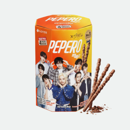 Печенье-соломка с шоколадом и хрустящей крошкой Pepero Cruncky 140g Lotte