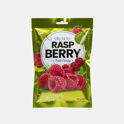 Леденцы со вкусом малины Разбэри сатанг Rasp Berry Fruit Candy 100g CW