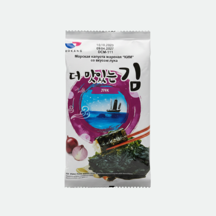 Жаренный резанный ким 10 листов со вкусом луком (Доширак ким) Seasoned Seaweed VCA