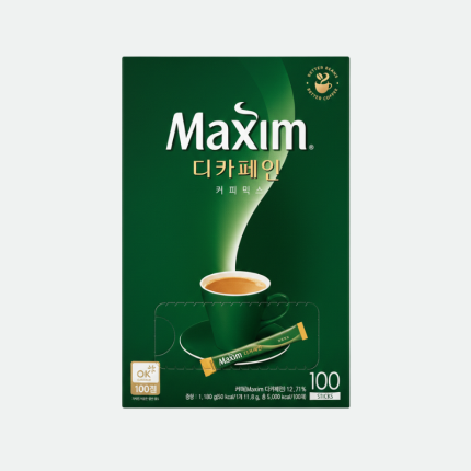 Сублимированный кофе 3 в 1 (Максим дикафеин) Maxim Decaffeinated 100t Dongsuh