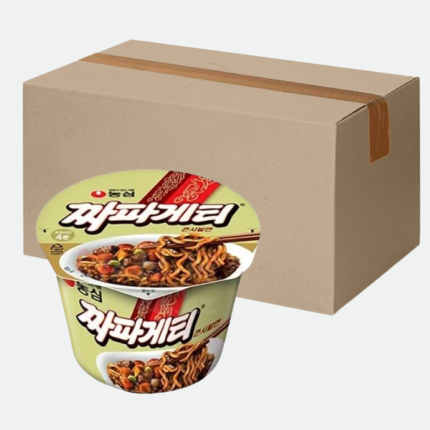 Лапша быстрого приготовления (чапагетти чашка) Bowl Noodle Chapaghetti 123g*16(коробка) Nongshim