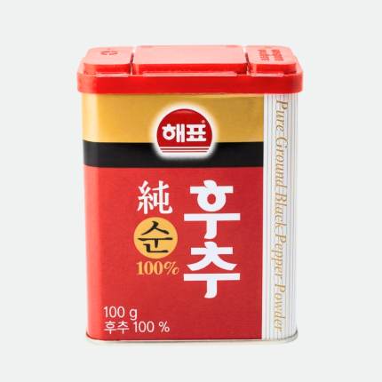 Молотый черный перец Pure Ground Black Pepper Powder 100g Sajo