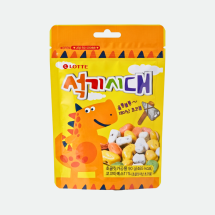 Шоколадные драже Stone Age Chocolate 90g Lotte