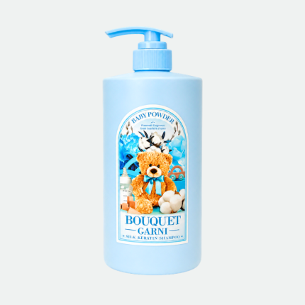 Шампунь для волос Нежная пудра с кератином Bouquet Garni Baby Powder Silk Keratin 1000ml