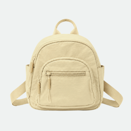 Мини-рюкзак из нейлона 35х23х13см (бежевый) BSTO Fashion bag